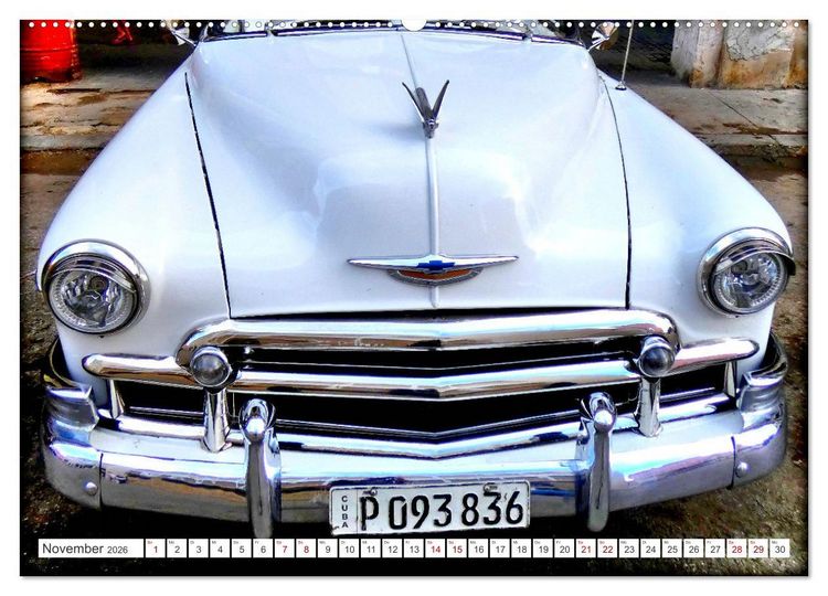 Produktbild: Chevy '50 - Mit 75 unterwegs in Kuba (Wandkalender 2026 DIN A2 quer), CALVENDO Monatskalender