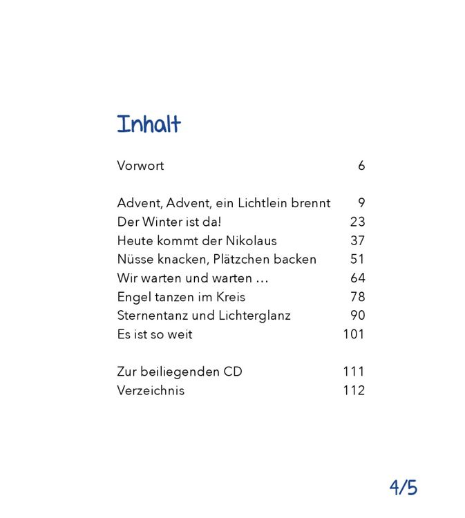 Produktbild: Advent und Weihnachten feiern in der Kita, m. Audio-CD