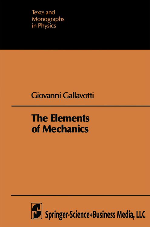 Produktbild: The Elements of Mechanics