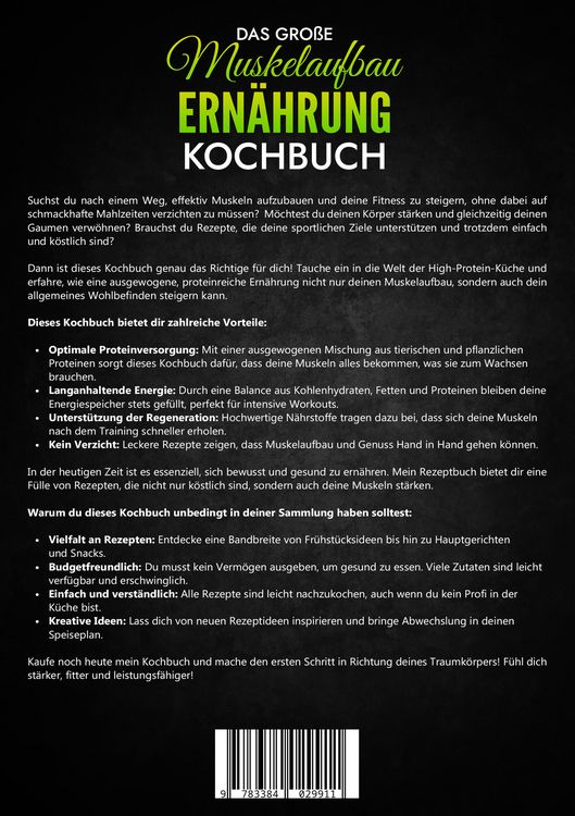 Produktbild: Das gro&szlig;e Muskelaufbau Ern&auml;hrung Kochbuch