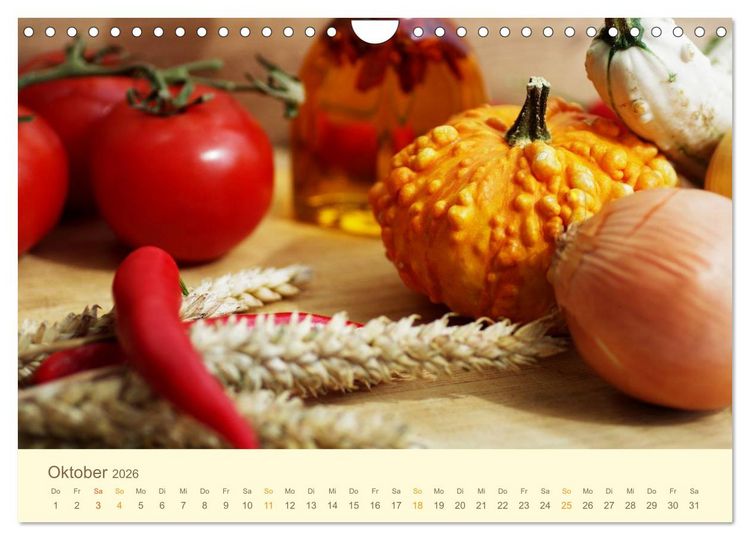 Produktbild: Leckereien aus der K&uuml;che (Wandkalender 2026 DIN A4 quer), CALVENDO Monatskalender