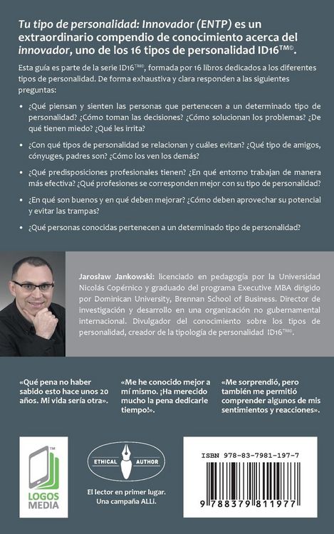 Produktbild: Tu tipo de personalidad - Innovador (ENTP)