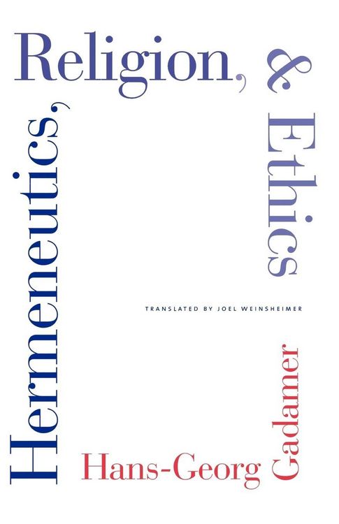 Produktbild: Hermeneutics, Religion, and Ethics