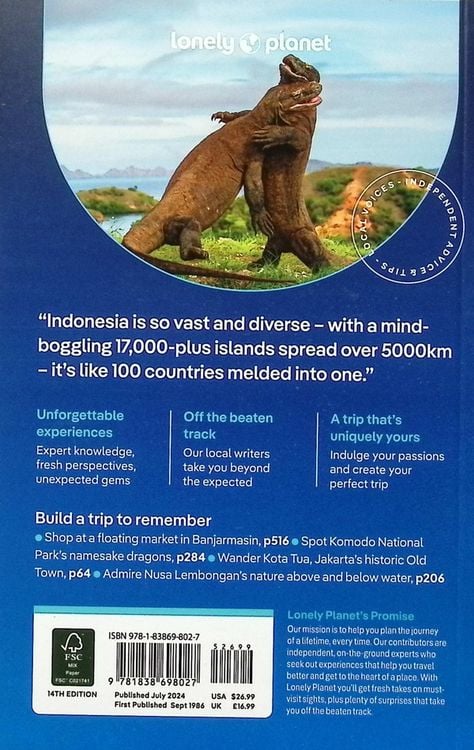 Produktbild: Lonely Planet Indonesia