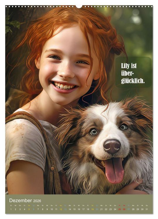 Produktbild: Lily und der Wunschbaum (hochwertiger Premium Wandkalender 2026 DIN A2 hoch), Kunstdruck in Hochglanz