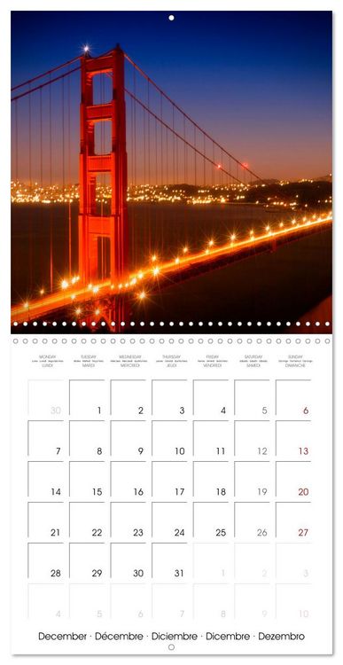 Produktbild: SAN FRANCISCO Highlights (Wall Calendar 2026 12 &times; 12 Inch) CALVENDO 12 Month Wall Calendar