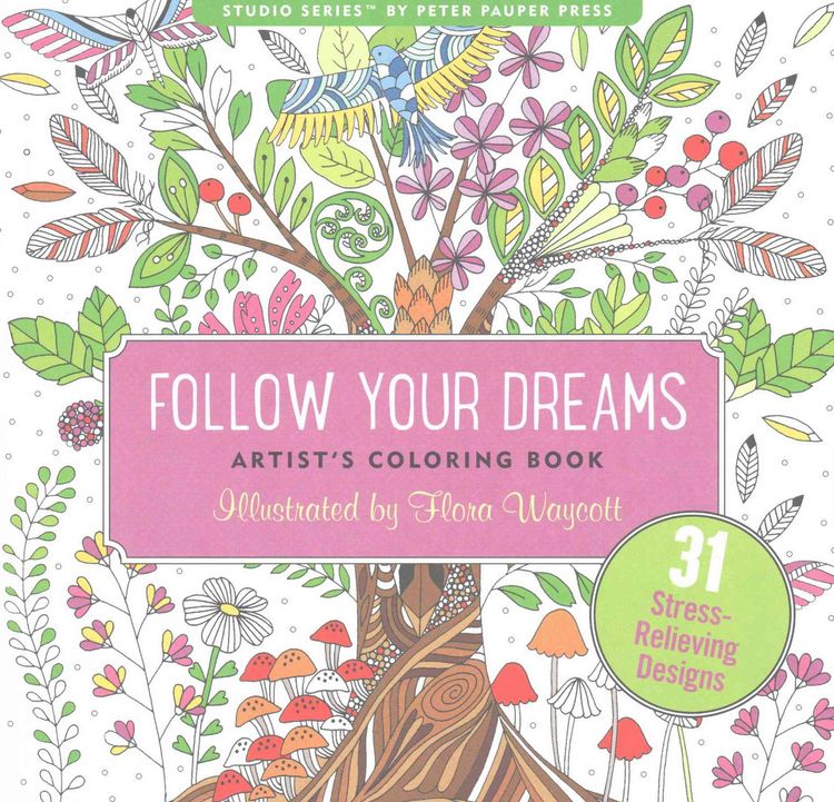 Produktbild: Follow Your Dreams Adult Coloring Book