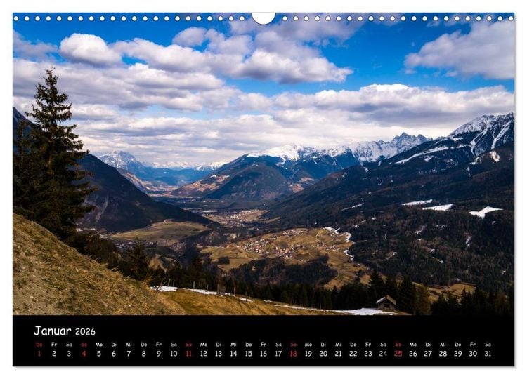Produktbild: Wandern in Europa (Wandkalender 2026 DIN A3 quer), CALVENDO Monatskalender