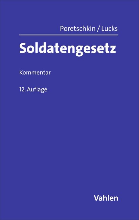 Produktbild: Soldatengesetz. SG