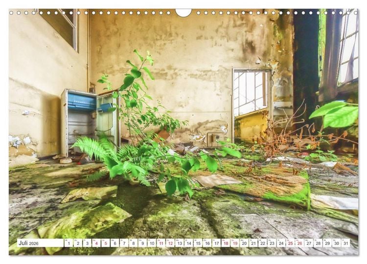 Produktbild: Lost Places - Verlassene R&auml;ume (Wandkalender 2026 DIN A3 quer), CALVENDO Monatskalender