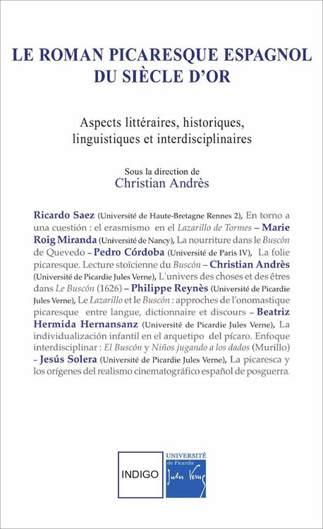 Produktbild: Le roman picaresque espagnol du Si&egrave;cle d'Or