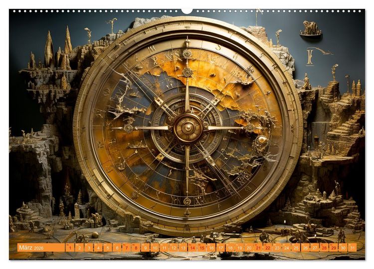 Produktbild: Antike Wegweiser (Wandkalender 2026 DIN A2 quer), CALVENDO Monatskalender