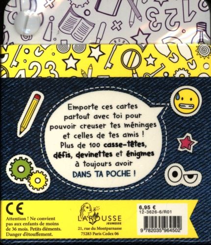 Produktbild: Enigmes en poche : fais marcher ton cerveau !