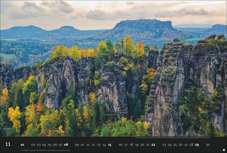 Produktbild: Deutschlands Naturparadiese Kalender 2026