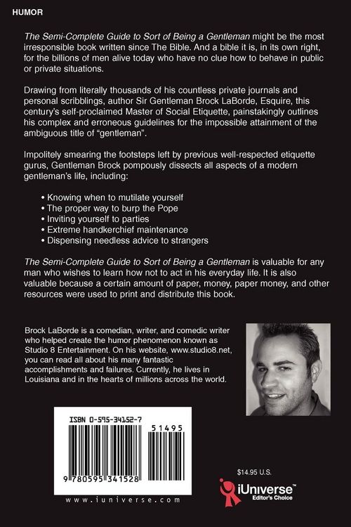 Produktbild: The Semi-Complete Guide to Sort of Being a Gentleman