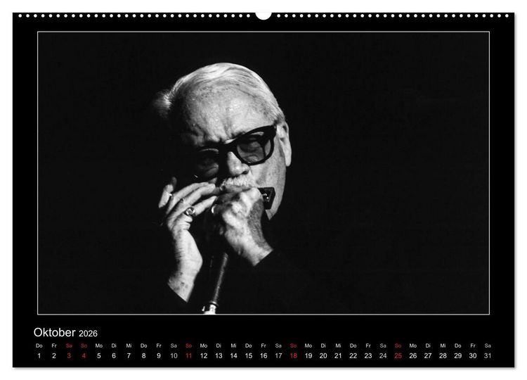 Produktbild: Jazz onstage (Wandkalender 2026 DIN A2 quer), CALVENDO Monatskalender