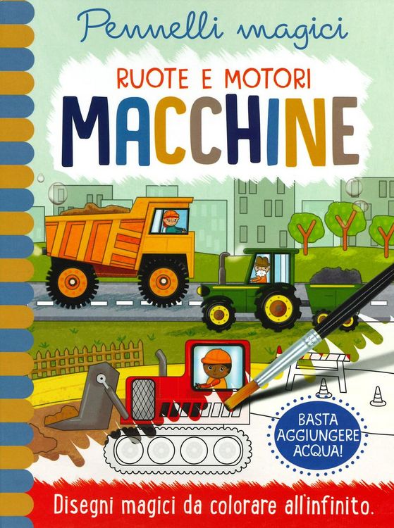 Produktbild: Macchine. Ruote e motori. Pennelli magici