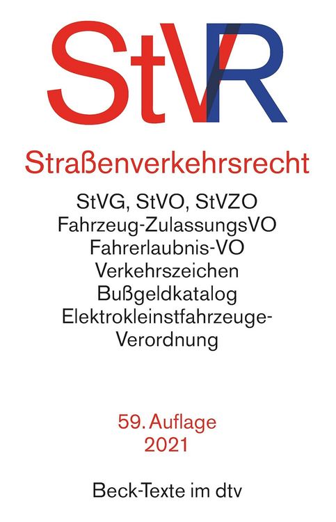 Produktbild: Stra&szlig;enverkehrsrecht