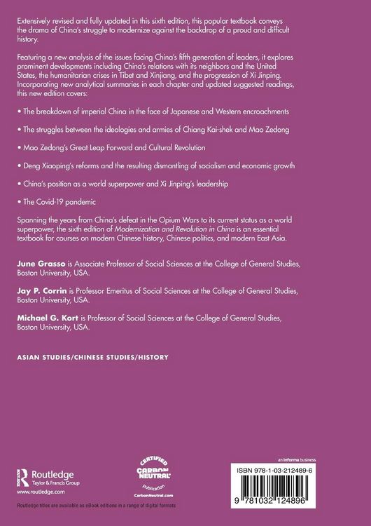 Produktbild: Modernization and Revolution in China