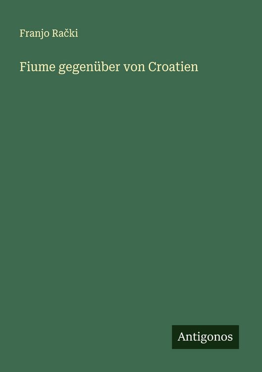 Produktbild: Fiume gegen&uuml;ber von Croatien