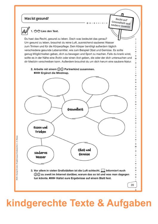 Produktbild: Projektmappe Kinderrechte 3. - 5. Klasse