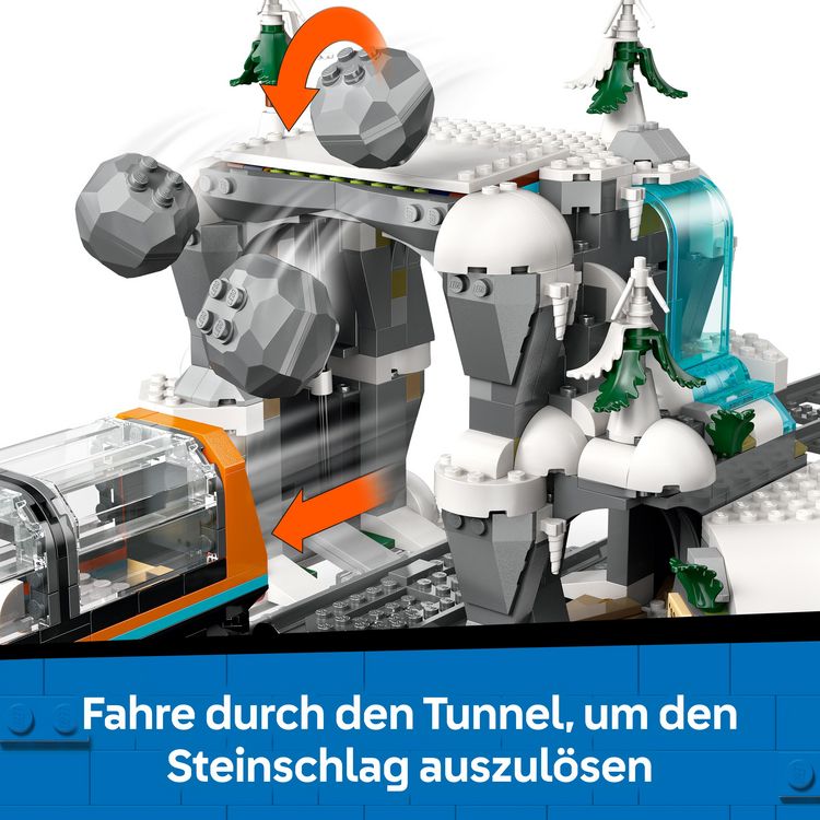 Produktbild: LEGO City Arktis-Polarexpress, Ferngesteuerte Eisenbahn, Spielzeug 60470