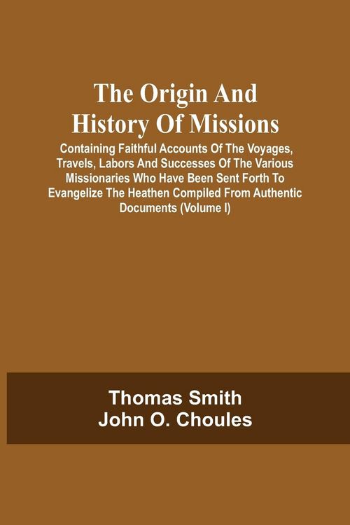 Produktbild: The Origin And History Of Missions