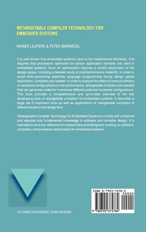 Produktbild: Retargetable Compiler Technology for Embedded Systems