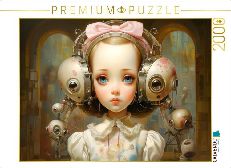 Produktbild: CALVENDO Puzzle Liebliche Roboter Puppe | 2000 Teile Lege-Gr&ouml;&szlig;e 90x67cm Foto-Puzzle f&uuml;r gl&uuml;ckliche Stunden