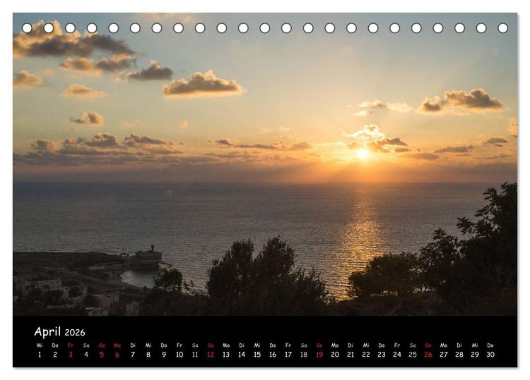 Produktbild: Israel - eindrucksvoll, anders, sch&ouml;n! (Tischkalender 2026 DIN A5 quer), CALVENDO Monatskalender