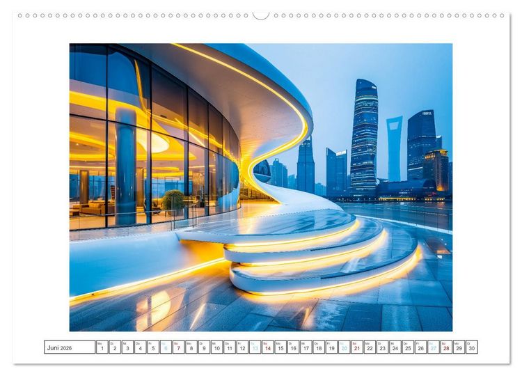 Produktbild: Moderne Architektur (hochwertiger Premium Wandkalender 2026 DIN A2 quer), Kunstdruck in Hochglanz