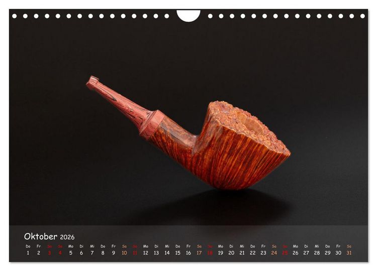 Produktbild: Pfeifenwelten (Wandkalender 2026 DIN A4 quer), CALVENDO Monatskalender