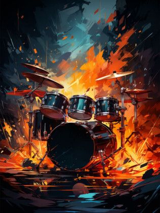Produktbild: CALVENDO Puzzle Feuertanz der Rhythmen | 1000 Teile Lege-Gr&ouml;&szlig;e 64x48cm Foto-Puzzle f&uuml;r gl&uuml;ckliche Stunden