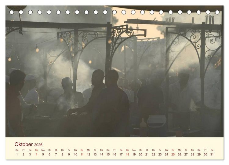 Produktbild: Marokko &ndash; Perle Nordafrikas / CH-Version (Tischkalender 2026 DIN A5 quer), CALVENDO Monatskalender