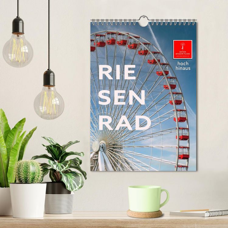 Produktbild: Riesenrad - hoch hinaus (Wandkalender 2026 DIN A4 hoch), CALVENDO Monatskalender