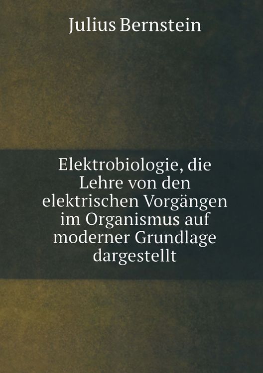 Produktbild: Elektrobiologie