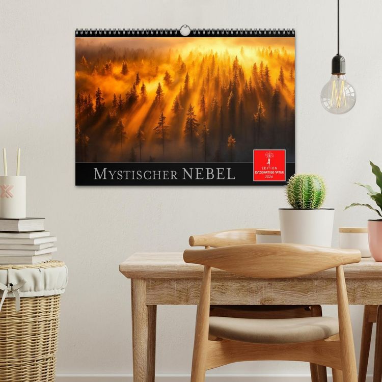 Produktbild: Mystischer Nebel (Wandkalender 2026 DIN A3 quer), CALVENDO Monatskalender
