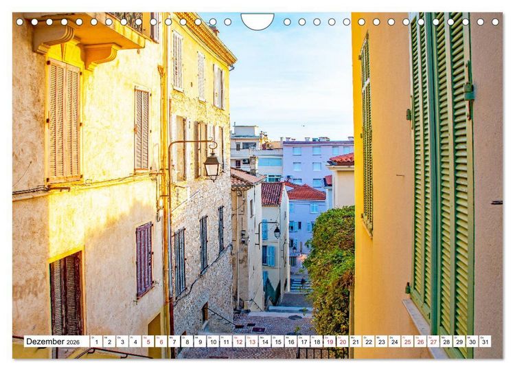 Produktbild: Cannes - idyllische Stadt an der C&ocirc;te d&rsquo;Azur (Wandkalender 2026 DIN A4 quer), CALVENDO Monatskalender