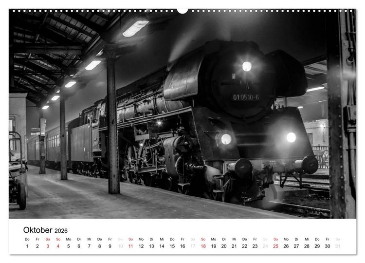Produktbild: Dampfloks in der DDR (hochwertiger Premium Wandkalender 2026 DIN A2 quer), Kunstdruck in Hochglanz