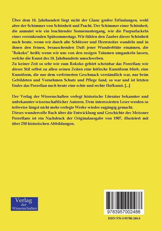 Produktbild: Meissner Porzellan - seine Geschichte und k&uuml;nstlerische Entwicklung