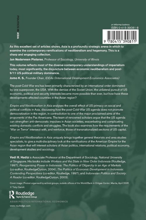 Produktbild: Empire and Neoliberalism in Asia