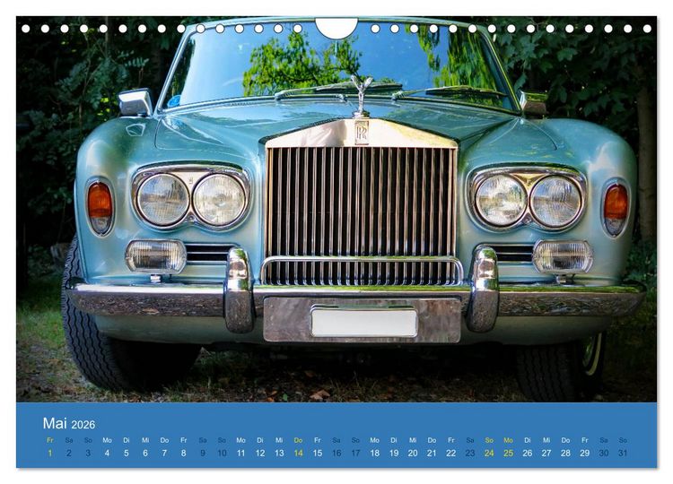 Produktbild: Rolls Royce Revival (Wandkalender 2026 DIN A4 quer), CALVENDO Monatskalender