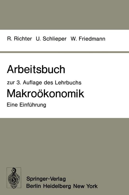 Produktbild: Arbeitsbuch zur 3. Auflage des Lehrbuchs Makro&ouml;konomik - Eine Einf&uuml;hrung