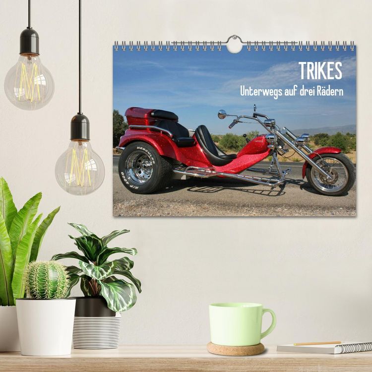 Produktbild: Trikes - Unterwegs auf drei R&auml;dern (Wandkalender 2026 DIN A4 quer), CALVENDO Monatskalender