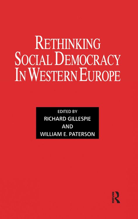 Produktbild: Rethinking Social Democracy in Western Europe