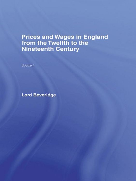 Produktbild: Prices and Wages in England