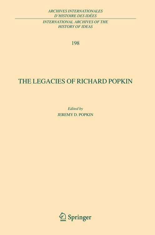 Bild vom Artikel The Legacies of Richard Popkin vom Autor Jeremy D. Popkin