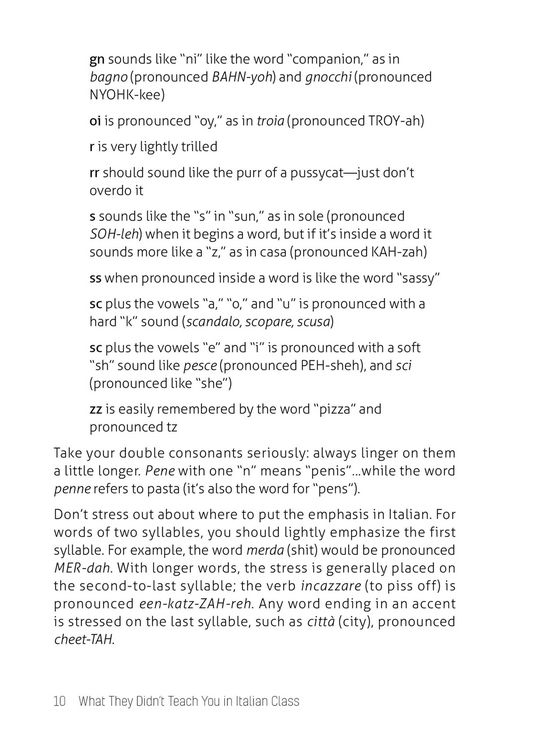 Produktbild: What They Didn't Teach You in Italian Class
