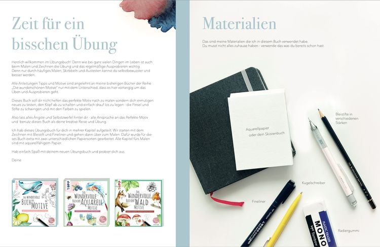 Produktbild: Das wundervolle Übungsbuch der Motive