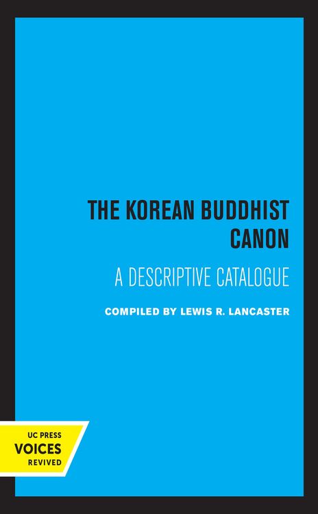 Produktbild: The Korean Buddhist Canon
